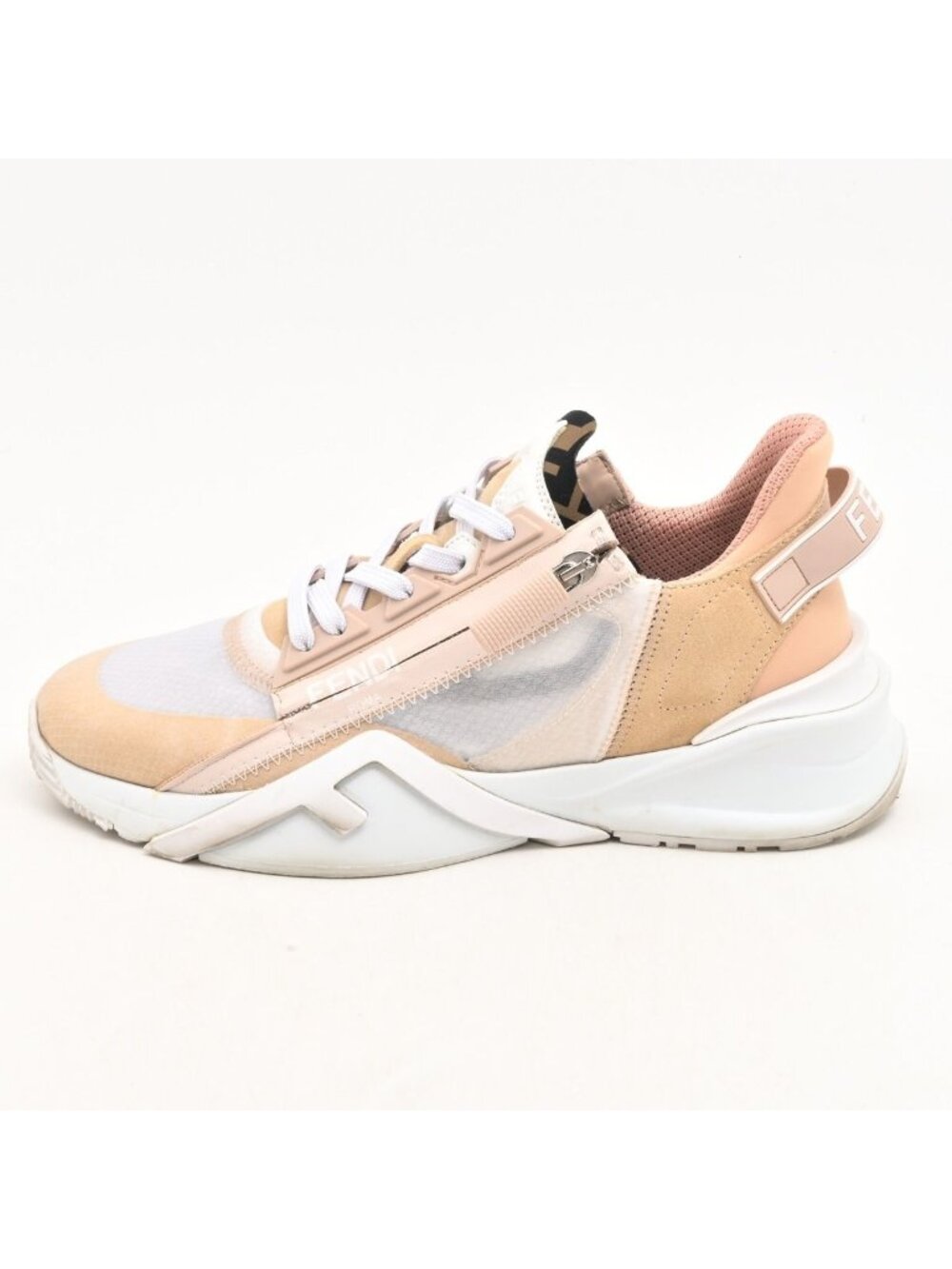 Fendi Sneakers Flow White Beige Multi